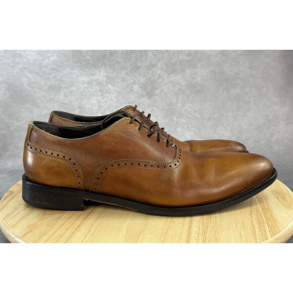 To Boot New York Dress Shoes Oxfords Derby Lucerne Brown Crust Leather Size 11 main image 7